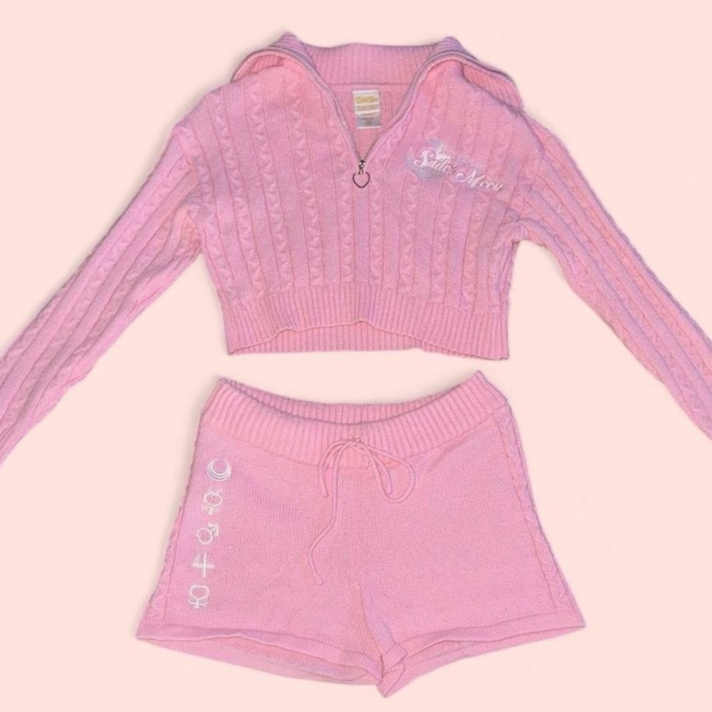 Pink Sailor Moon Sweater Set
